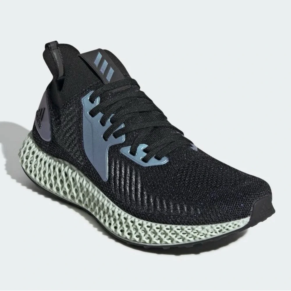 Adidas Men’s Alphaedge 4D in black iridescent size 8‎ running shoes